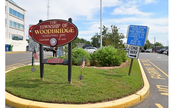 Woodbridge Township’s rain garden at the Municipal Building